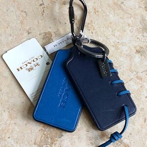 💙 Coach 1941 🩵 Rip & Repair NWT keychain key fob bag charm